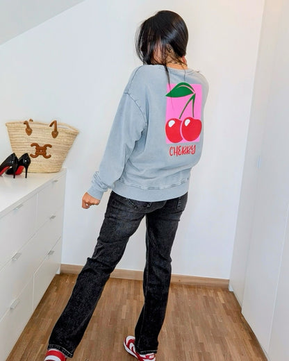 Sweat Cherry Gris TU