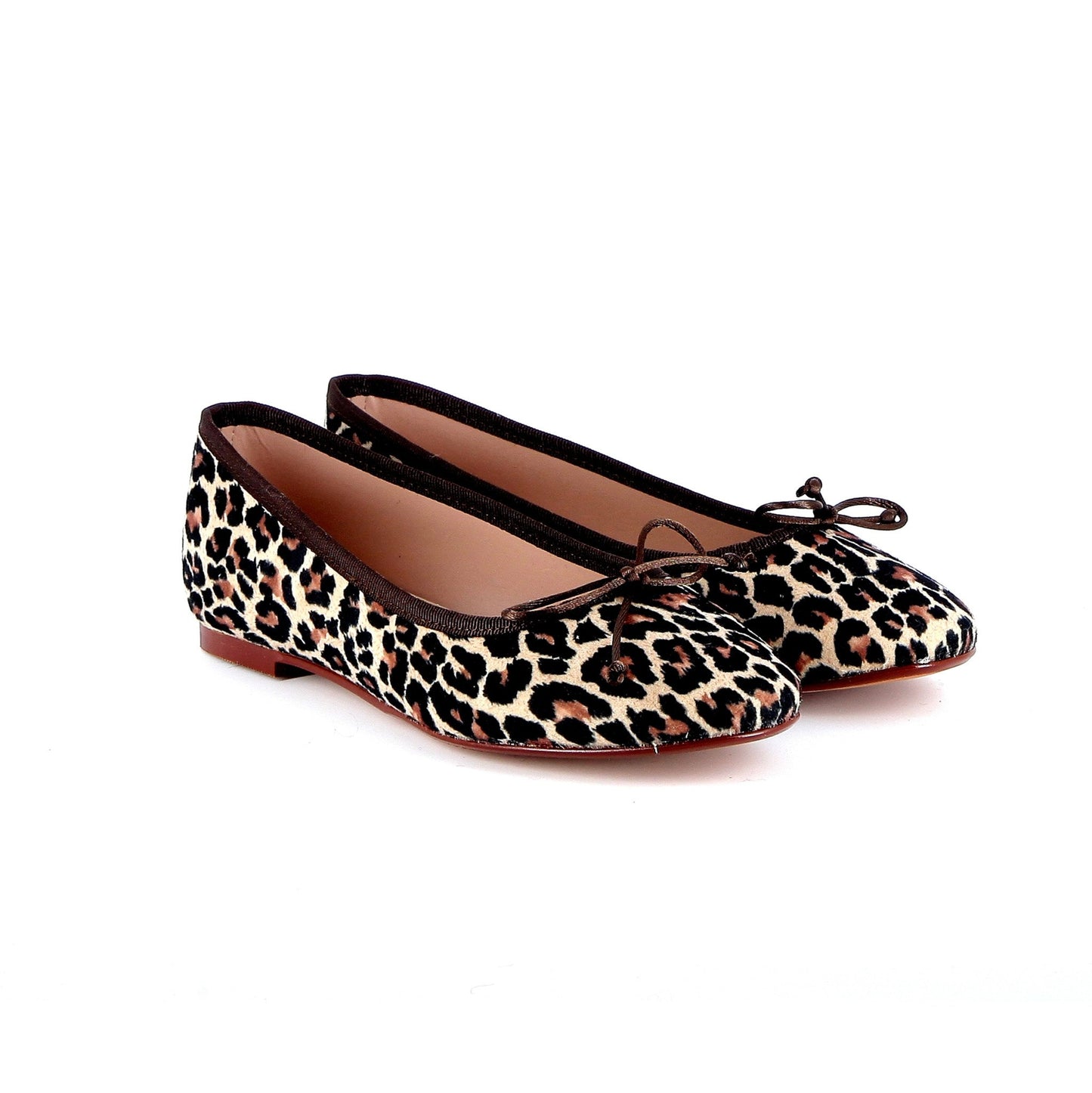 GIULIA BALLERINA LEOPARD SAND