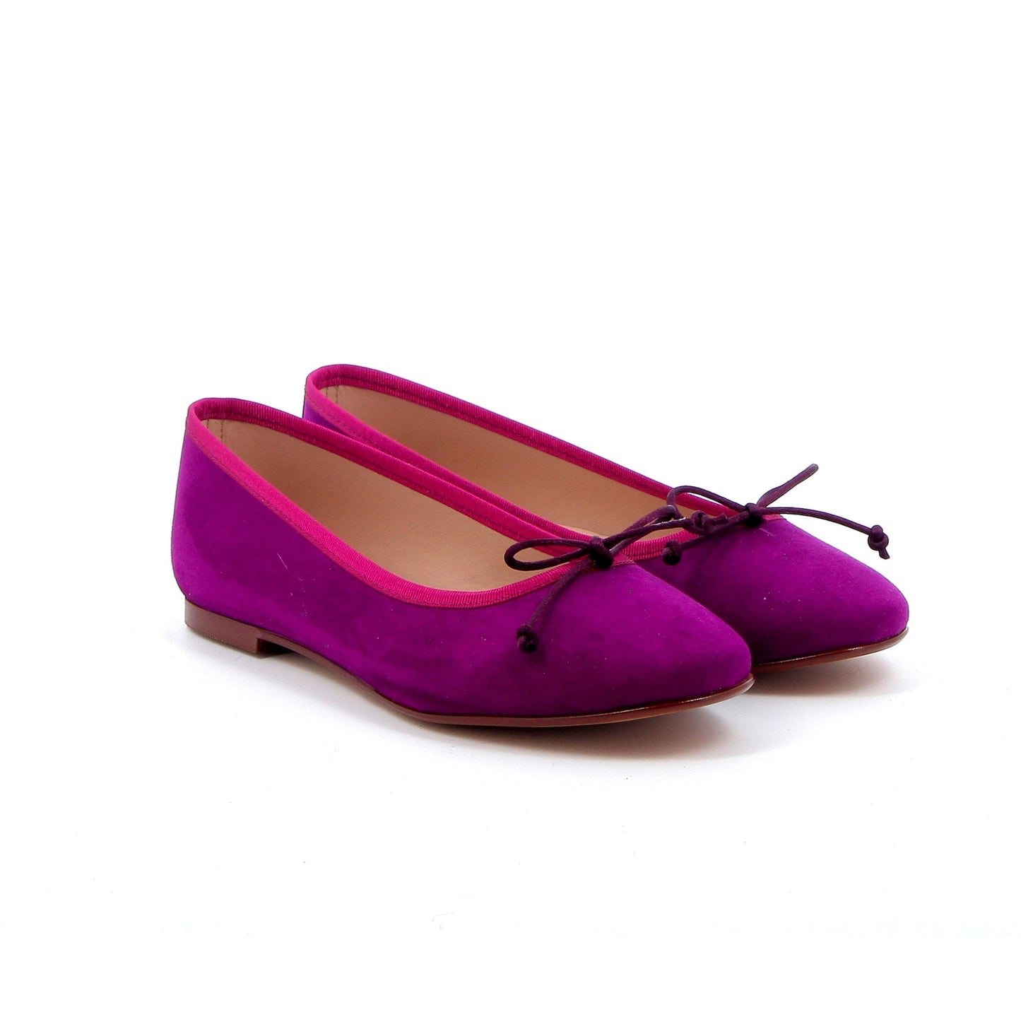 GIULIA BALLERINA SUEDE PURPLE