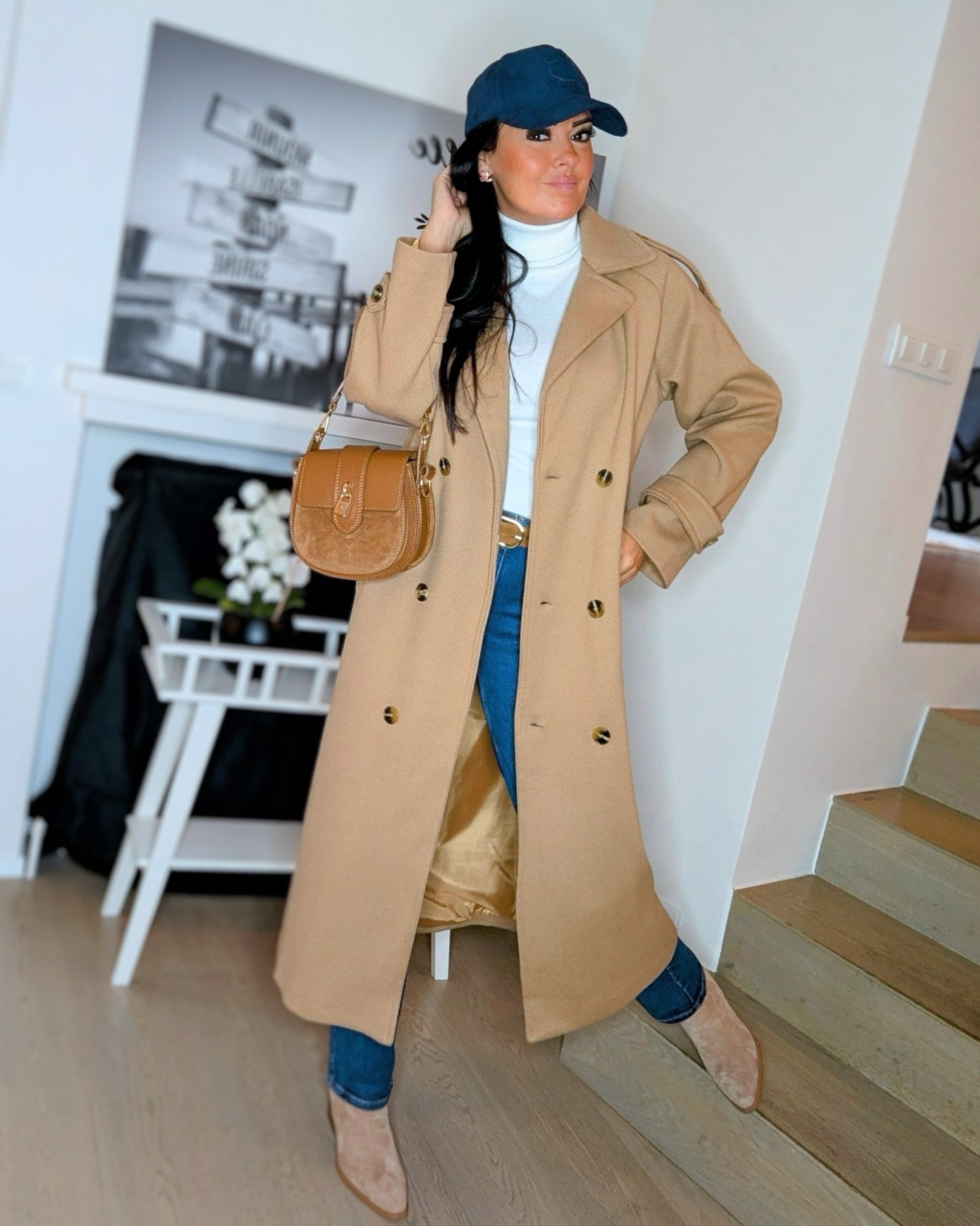 Rosy Camel Coat