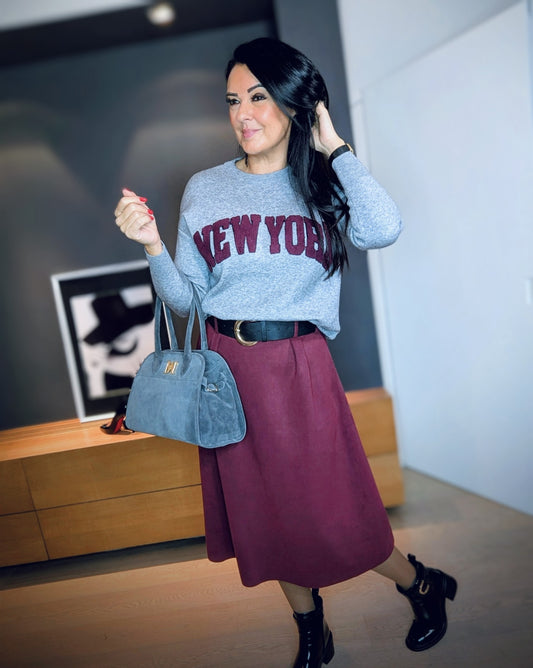 Pull Vita New York Gris TU